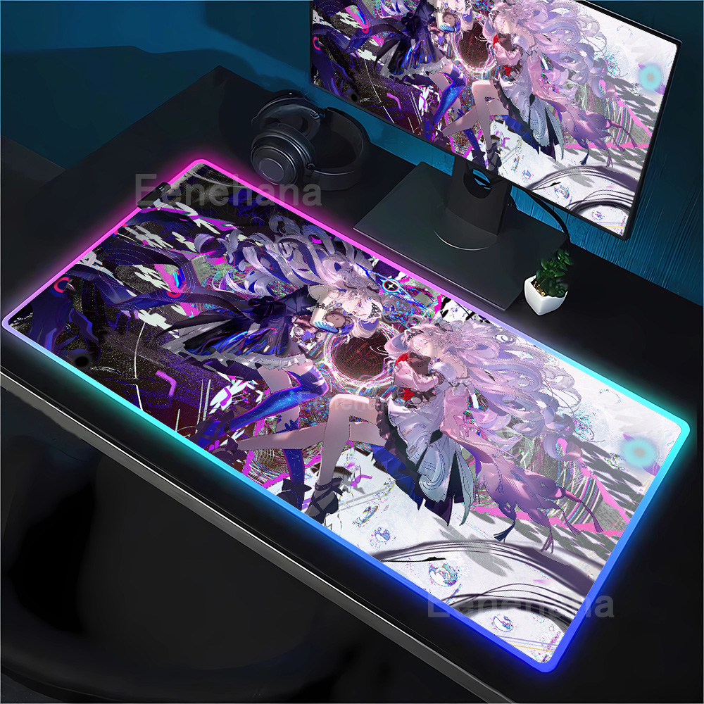 RGB Mousepad Gaming Wuthering  - Gaming Keyboard No Rgb ulasan dan harga