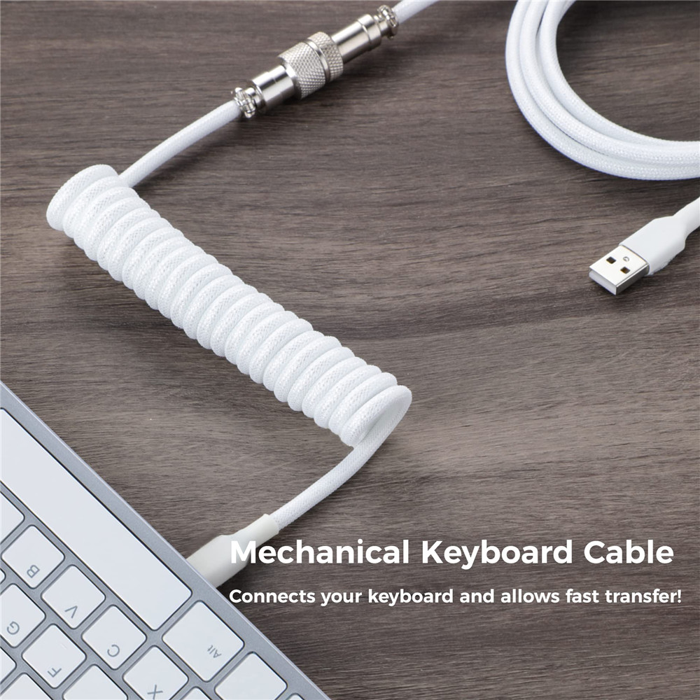 Mechanical Keyboard Coiled Cab - Gaming Keyboard Type C ulasan dan harga