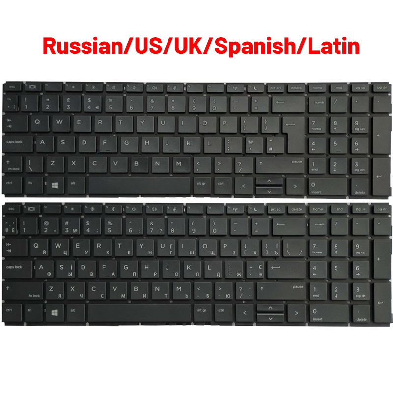 NEW Russian/US/UK/Spanish/Lati - Gaming Keyboard Hp ulasan dan harga