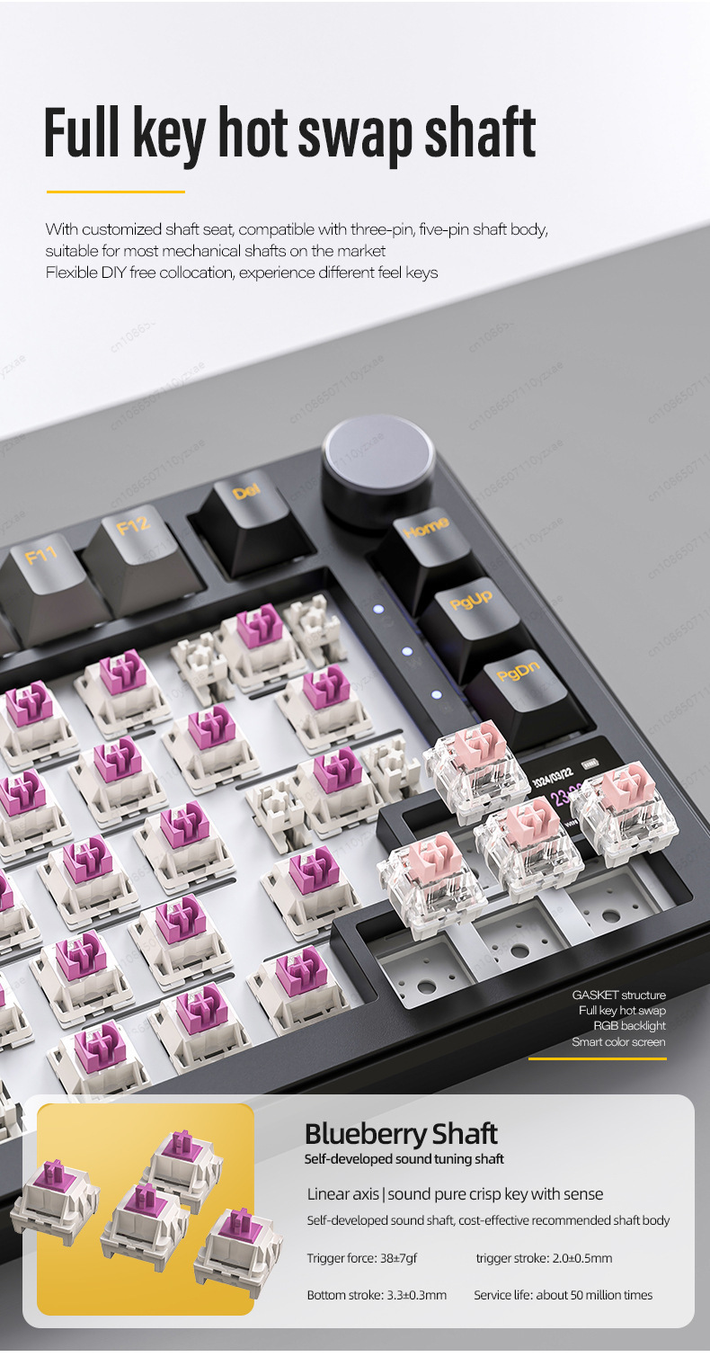 2024 New AL66 Mechanical Keybo - Gaming Keyboard Affordable ulasan dan harga