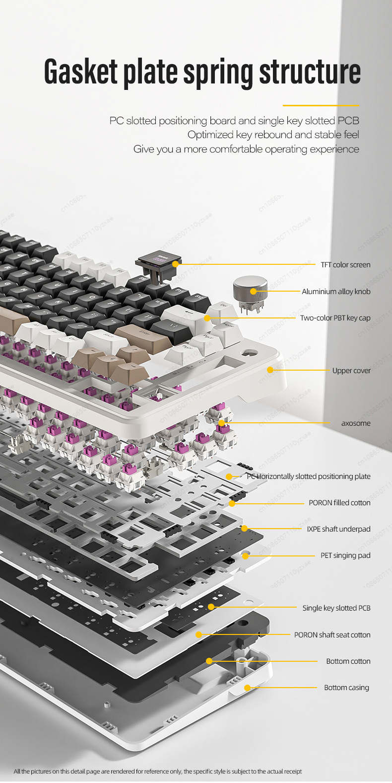 2024 New AL66 Mechanical Keybo - Gaming Keyboard Affordable ulasan dan harga
