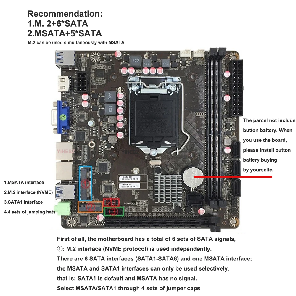 B365 Mini-ITX Motherboard LGA  - Intel Cpu Core I5 ulasan dan harga