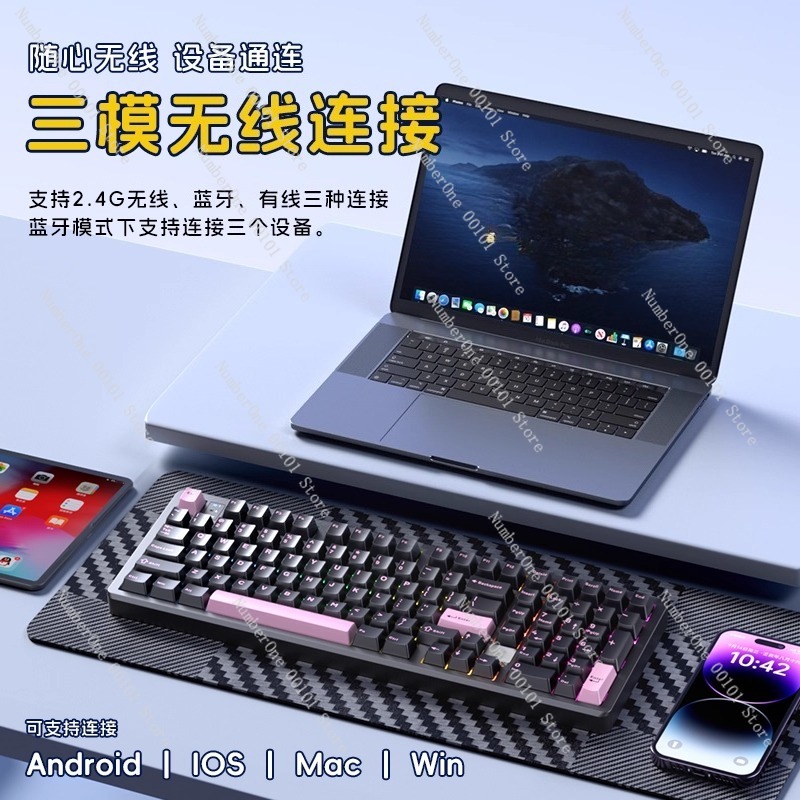 Aluminum Alloy Mechanical Keyb - Gaming Keyboard Esports ulasan dan harga