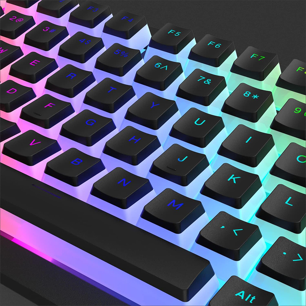 129 Keys Pudding Keycaps PBT D - Gaming Keyboard No Rgb ulasan dan harga