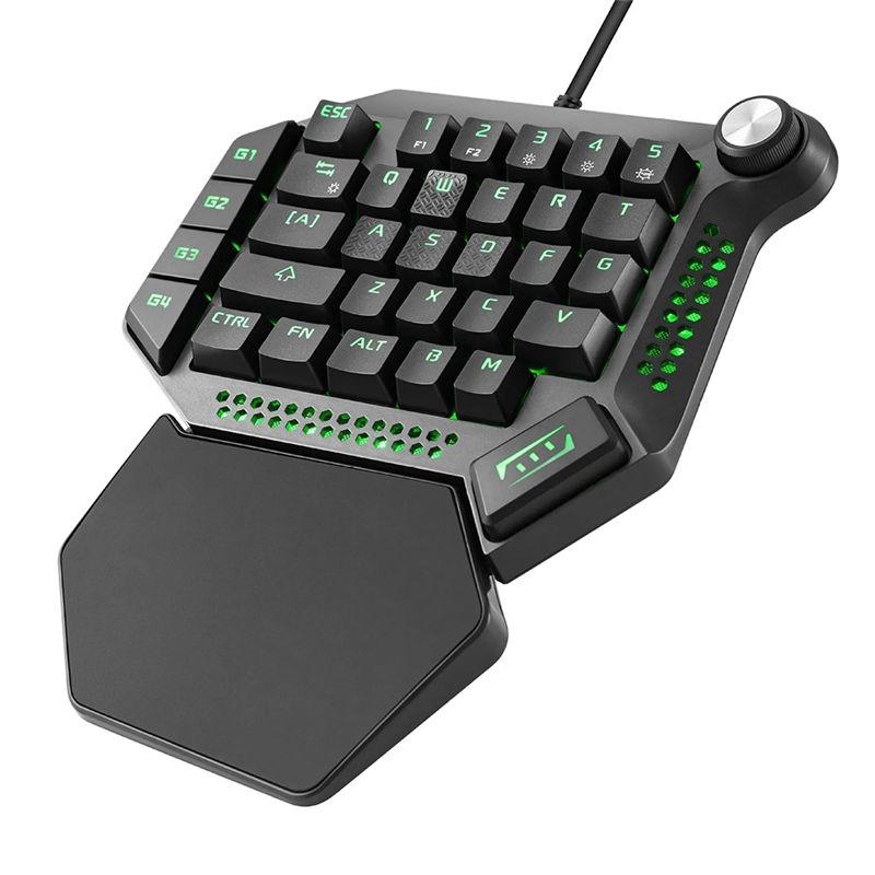 AEF6-One-Handed Mechanical Gam - Gaming Keyboard Training ulasan dan harga