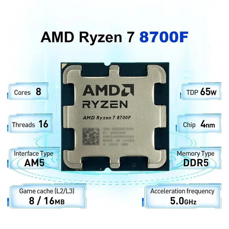 AMD Ryzen 7 8700F Desktop Proc - Amd Cpu Ryzen 7 ulasan dan harga