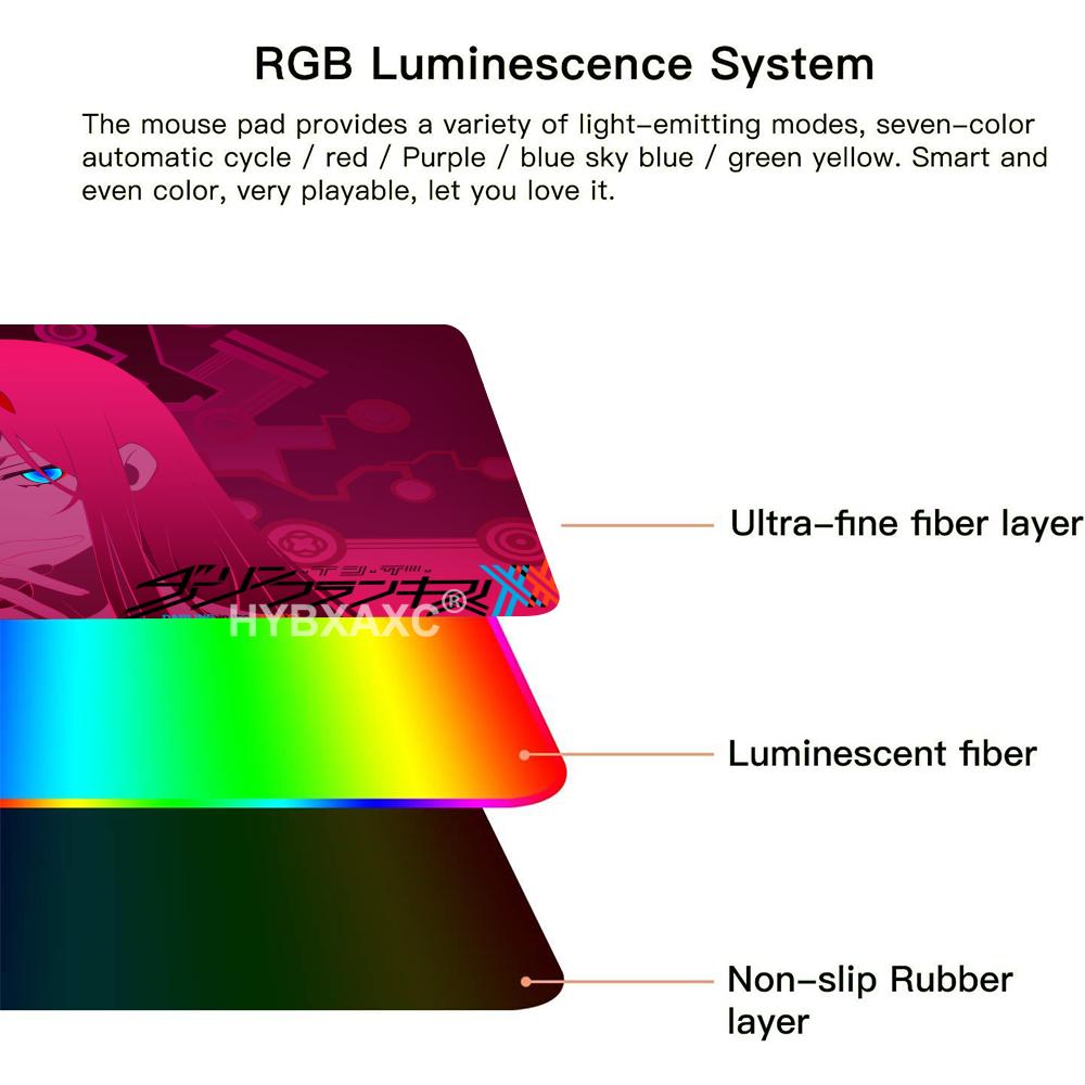 RGB LED Cute Zero Two Girl Mou - Gaming Keyboard No Rgb ulasan dan harga
