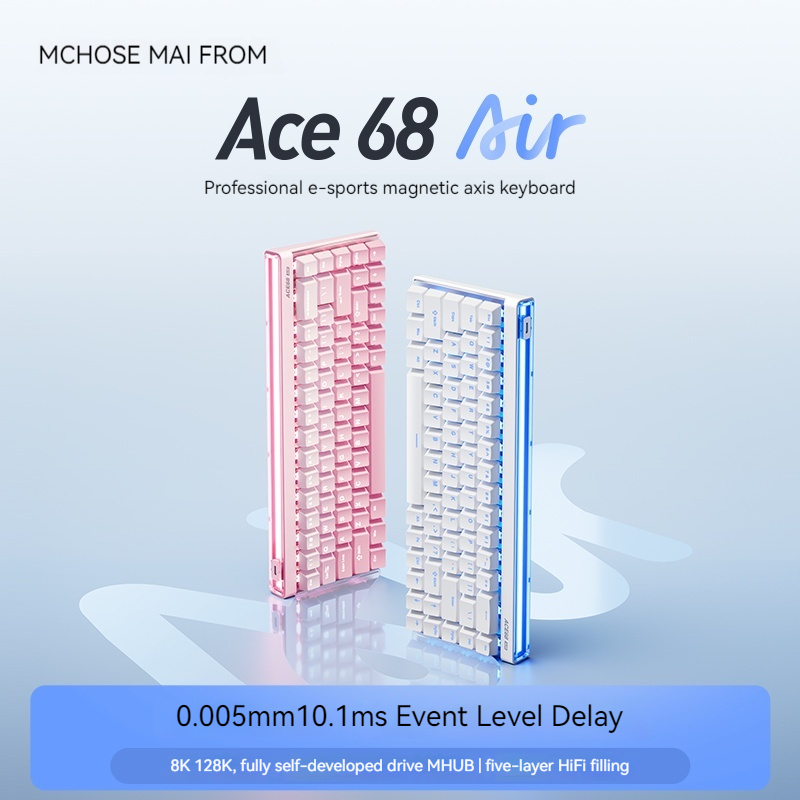 Mchose Ace68 Air Magnetic Axis - Gaming Keyboard Esports ulasan dan harga