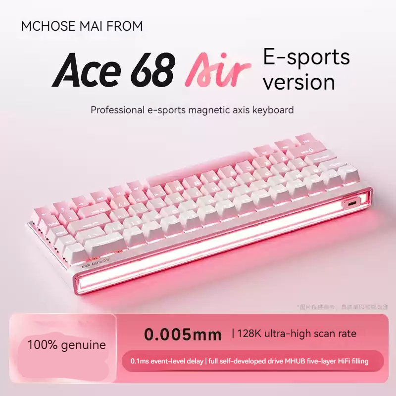 Mchose Ace68 Air Magnetic Axis - Gaming Keyboard Esports ulasan dan harga